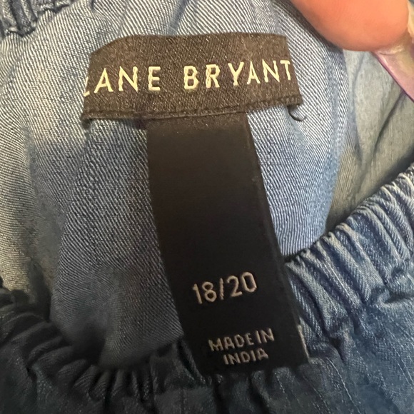 Lane Bryant Chambray Jean Dress - Picture 2 of 7
